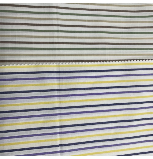 100% cotton yarn dyed stripe fabric for shirt