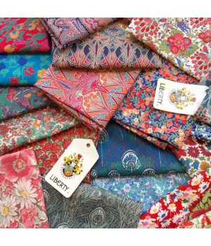 Multi color 100% poplin cotton fabric floral digital printing cotton london liberty soft high quality lawn fabrics for clothing