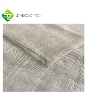 Soft 100% Organic Cotton Double Gauze Muslin Fabric for Shirt Woven Breathable Bulk Manufacture for Cover Use