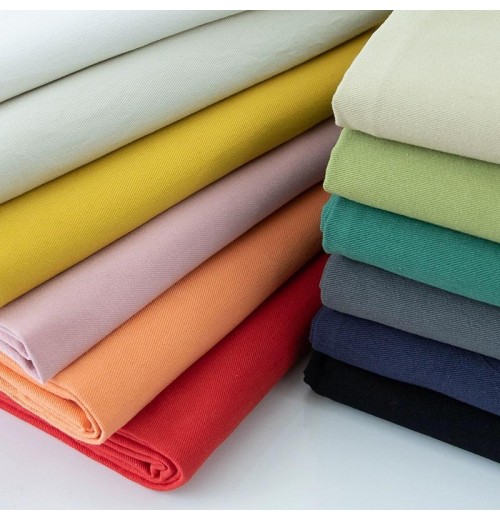 100% Organic Cotton Fabric Solid Color Voile Plain Soft Stretch Dress For Women And Boys Woven Technique Cotton Lining Fabric